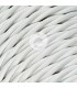 White Braided Cable