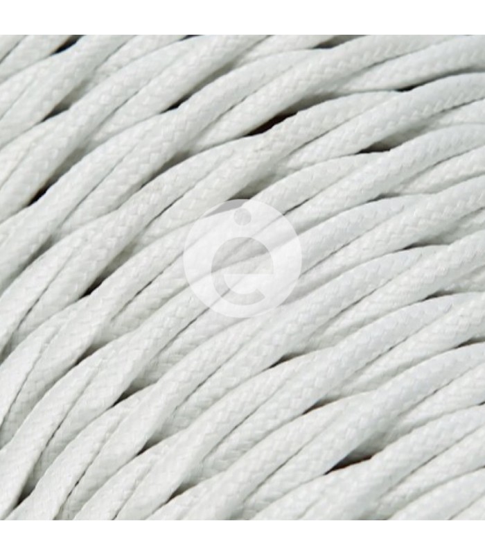 White Braided Cable