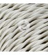 cable trenzado marfil