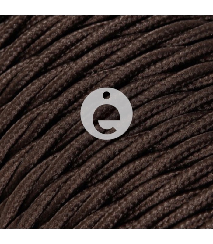 brown braided cable