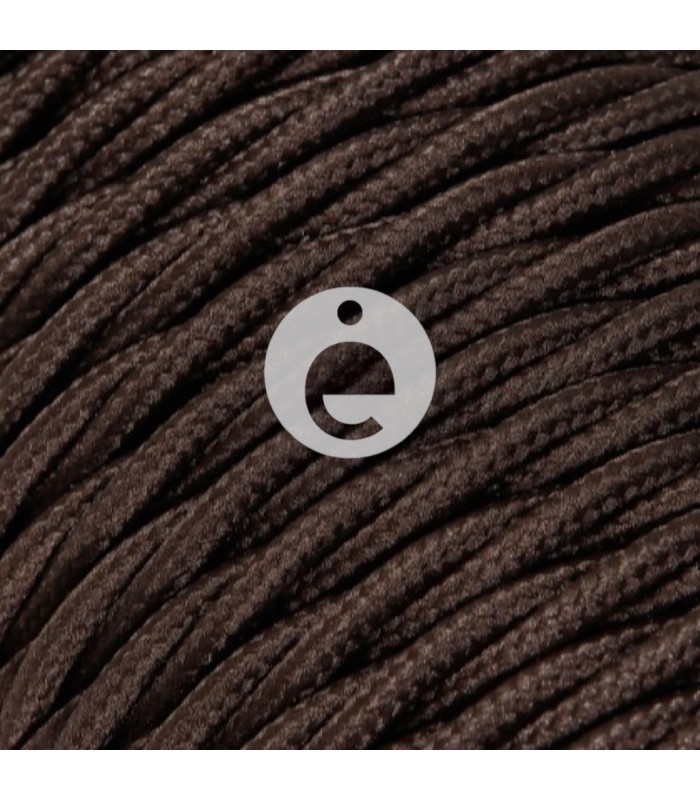 cable trenzado marrón