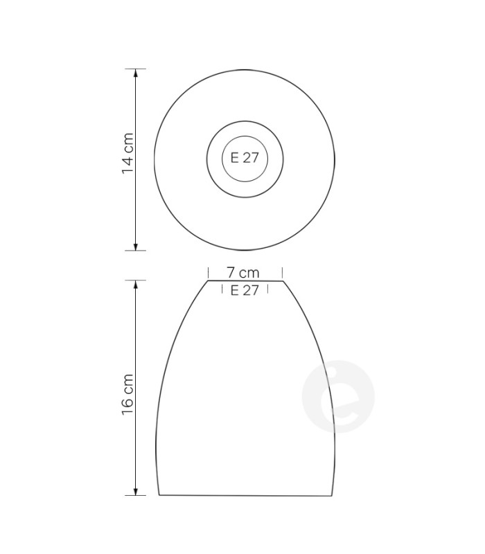 Cloche en verre opale
