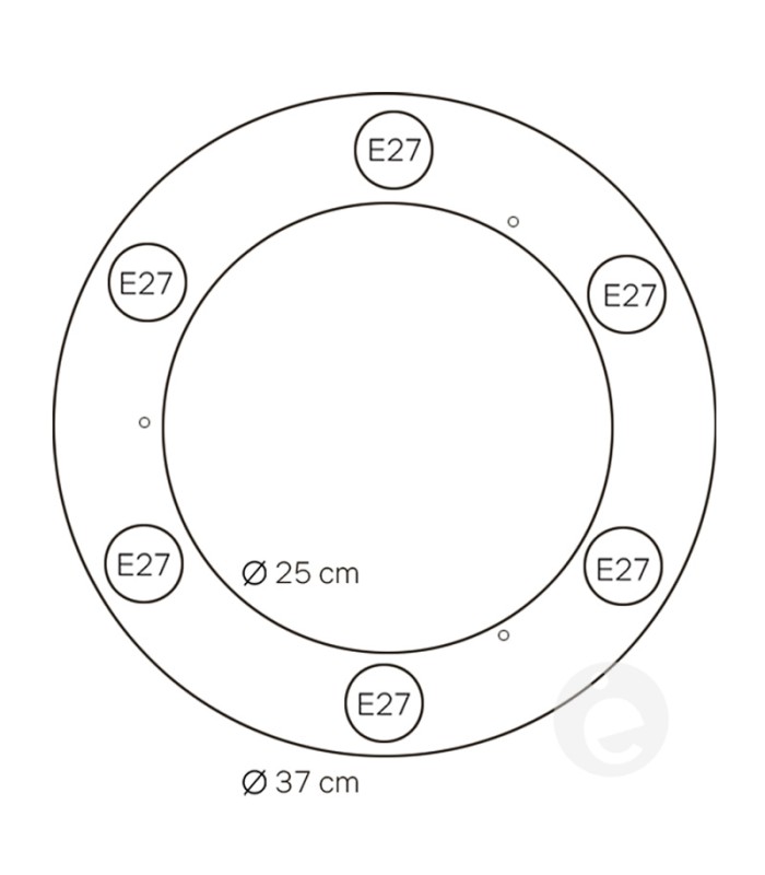 multiple round E27