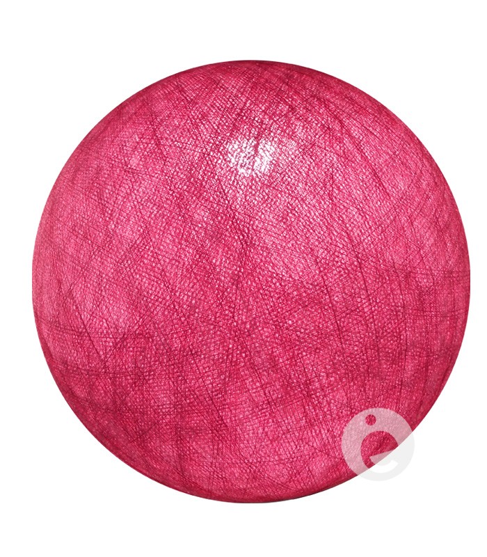 Bola textil rosa mezcla