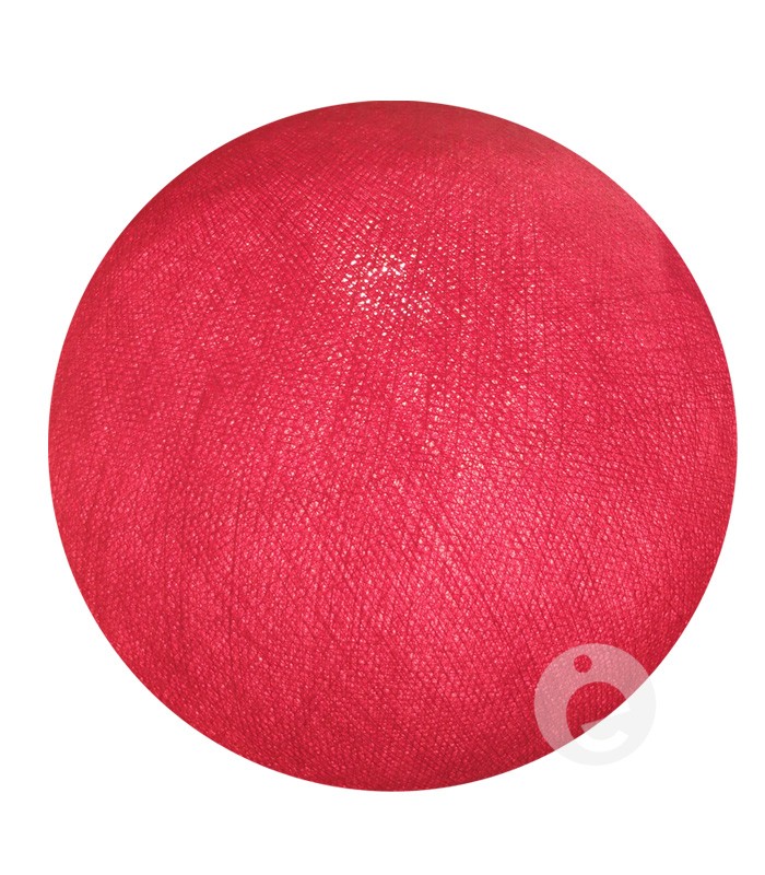bola textil rosa brillante