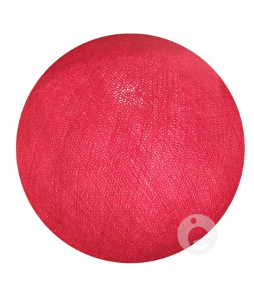 bola textil rosa brillante