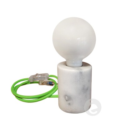 base cylindrique en marbre