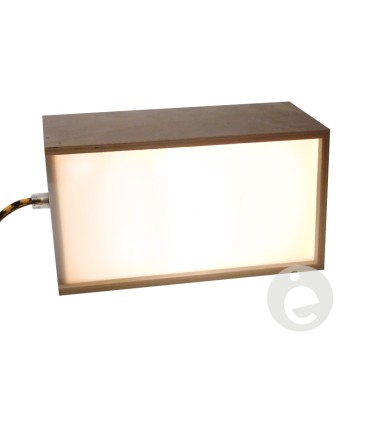 caja de luz madera
