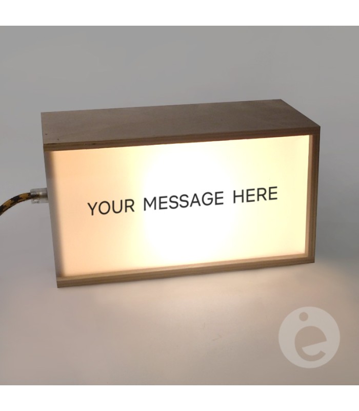 Wooden Light Box
