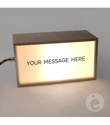 Wooden Light Box