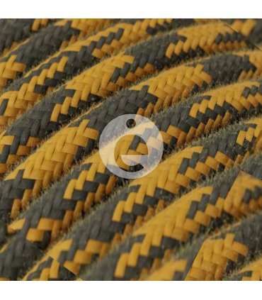 Houndstooth cable anthracite and pike