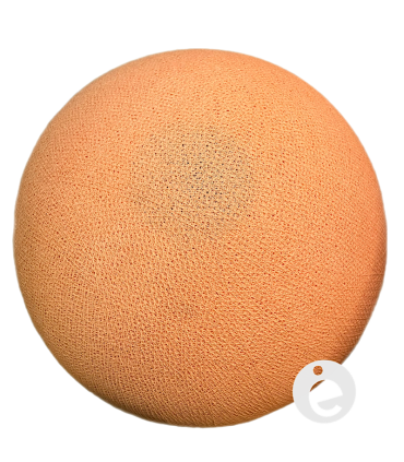 bola textil naranja suave