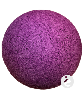 Boule textile magenta