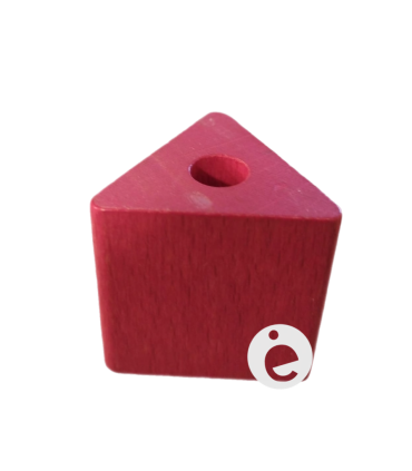 triángulo  madera