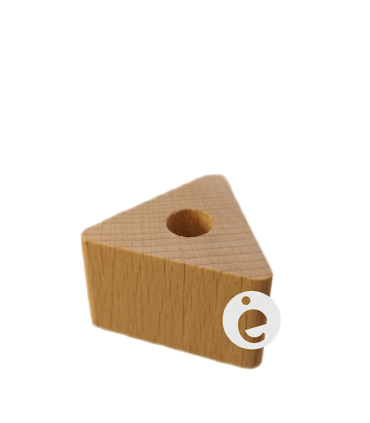 triángulo  madera