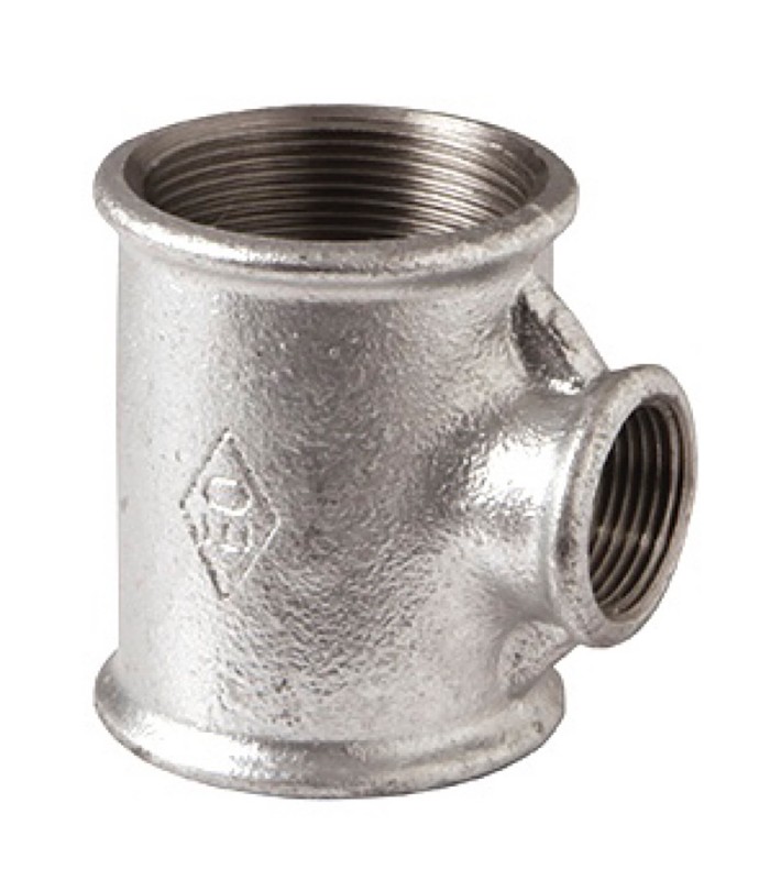 pieza en T reductora A - 3/4 x 3/4 x 1/2