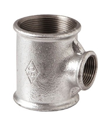 pieza en T reductora A - 3/4 x 3/4 x 1/2