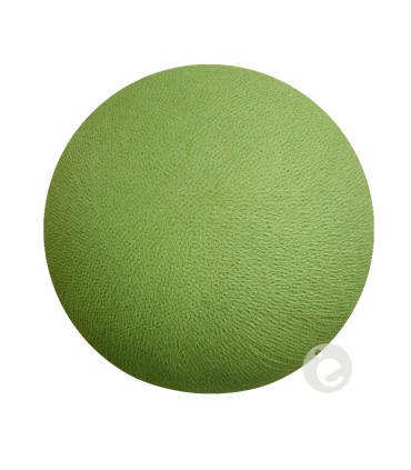 apple green textile ball