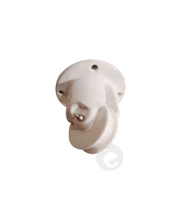 White ceramic pulley