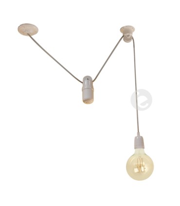 White ceramic pulley