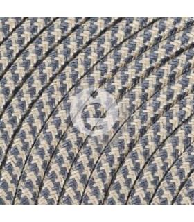 Blue Sand Houndstooth Cable