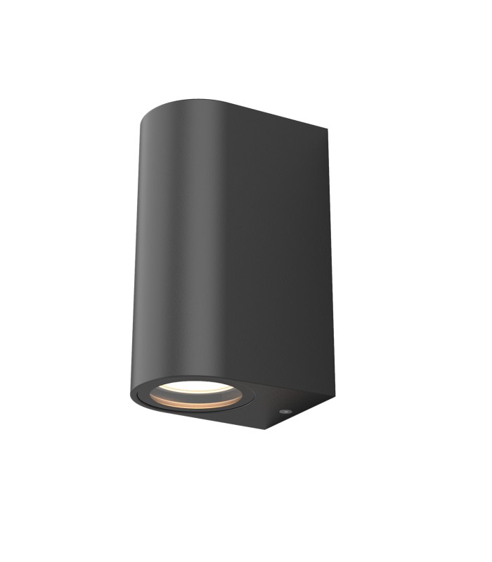 Wall lamp for two spotlights