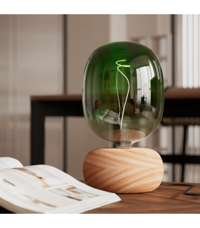 base redonda de madera