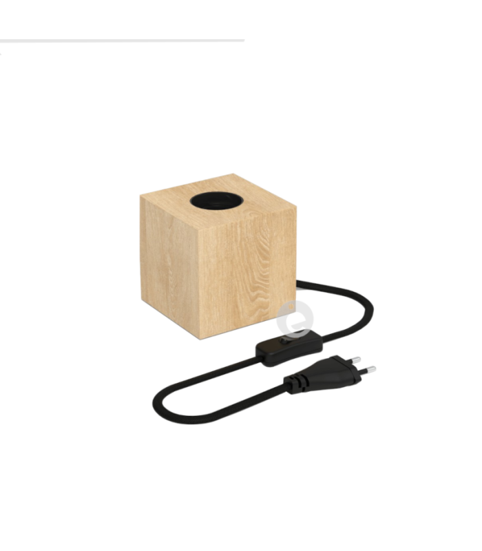 base cuadrada de madera